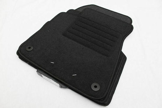 Petex Set of Front and Rear Mats 4pcs for Audi A8 2010+ Black