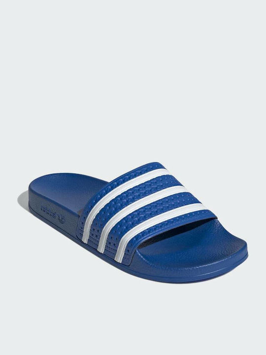 Adilette Men's Slides Glow Blue / Cloud White