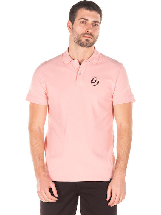Polo Kurzarmbluse Rosa
