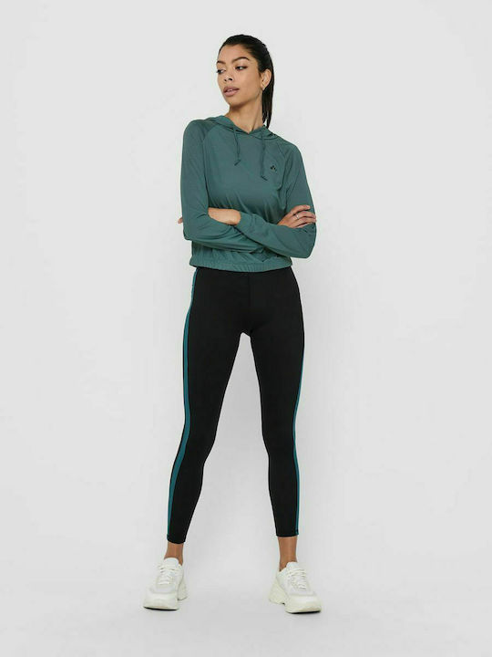 Only Women's Cropped Legging High Waisted Black