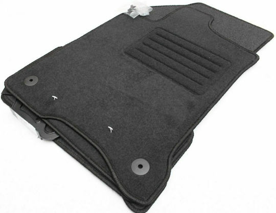 Petex Set of Front and Rear Mats 4pcs for Renault Laguna 2001-2007 Black
