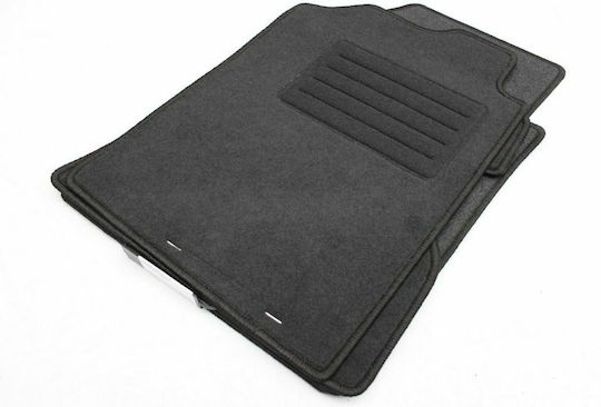 Petex Set of Front and Rear Mats 4pcs for Renault Kangoo 1999-2007 Black