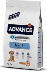 Affinity Advance Light Mini 3kg Dry Food Diet for Adult Dogs of Small Breeds with Chicken and Rice