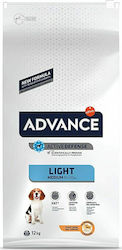 Affinity Advance Light Medium 12kg Dry Food Diet for Adult Dogs of Medium Breeds with Chicken and Rice