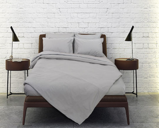 Flamingo Mονόχρωμo King Size 180x200+25εκ. με Λάστιχο Ice Grey Flamingo Mονόχρωμo King Size 180x200+25εκ. με Λάστιχο Ice Grey