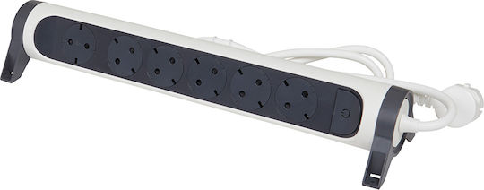 Legrand Surgearrest Power Strip 6 Sockets with Switch and 1.5m Cable