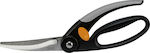 Fiskars Stainless Steel Poultry Scissor 25cm Black