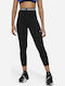 Pro 365 7/8 Women's Cropped Running Legging High Waisted Dri-Fit Black