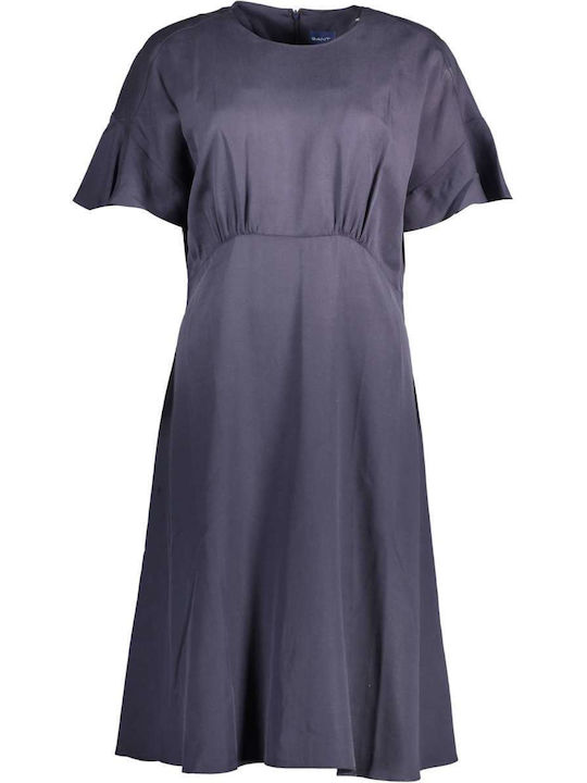 Gant Sommer Mini Kleid mit Rüschen Blau