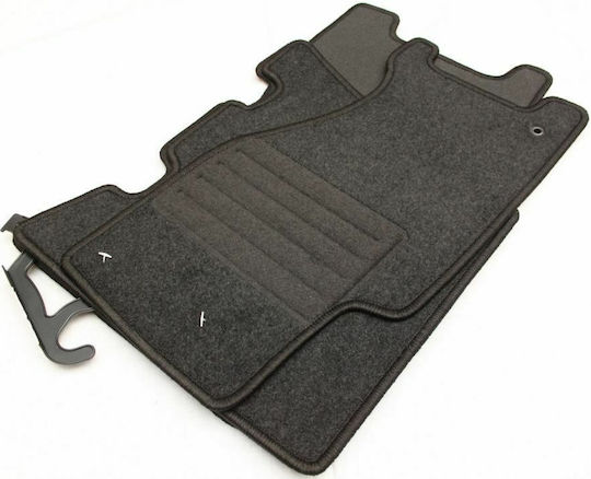 Petex Σετ Μπροστινά και Πίσω Πατάκια 4τμχ για Jeep Grand Cherokee 2004-2010 Μαύρα