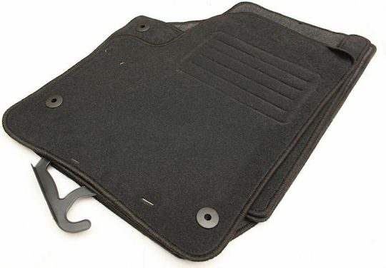 Petex Satz Vorder- und Hintermatten 4Stück aus Teppichboden für Porsche Cayenne 2002-2010 Schwarz