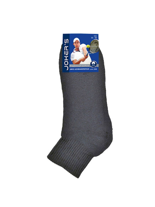 Men's Athletic Cotton Crew Socks #3018 - ANTHRACITE