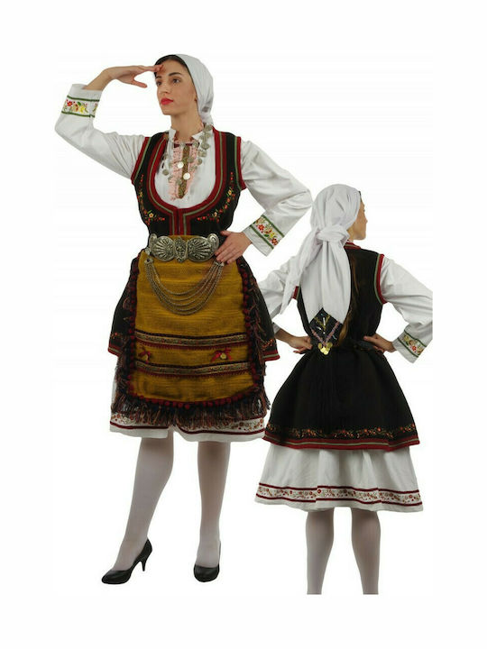 Traditionelle Tracht Φλώρινας Gestickt