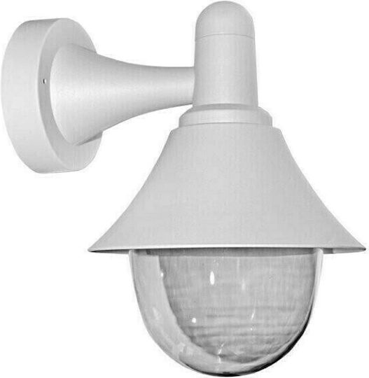 Adeleq Lumină de exterior cu abajur montată pe perete E27 IP44 25x18.1x23.2εκ.