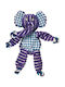 Kong Floppy Knots Plush Toy Dog with Sound Medium 36εκ. Purple 1pcs