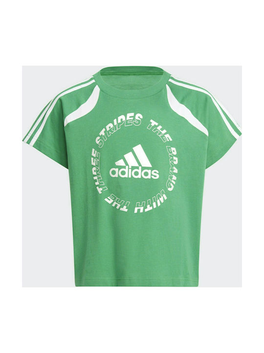 lago Titicaca jerarquía sueño Adidas Παιδικό T-shirt Πράσινο DW9342 | Skroutz.gr