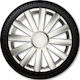 Autoline Σετ Τάσια Αυτοκινήτου Spyder 13" 4τμχ Ασημί