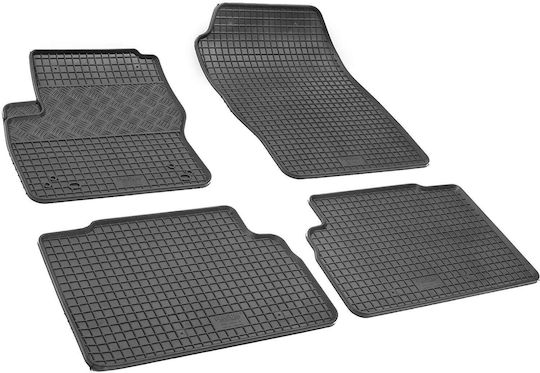 Rigum Set of Front and Rear Mats 4pcs for Ford C-Max 2010-2019 Black