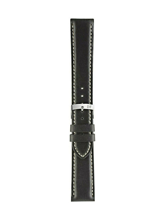 Morellato Rodius Leather Strap Black 20mm