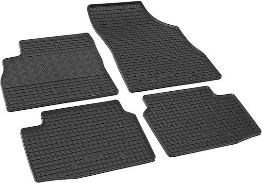 Rigum Set of Front and Rear Mats 4pcs for Opel Astra 2015+ Black