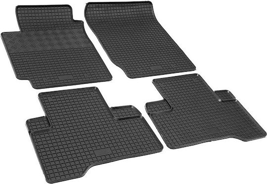 Rigum Set of Front and Rear Mats 4pcs for Suzuki Grand Vitara 2005 2015 Black
