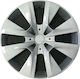 Farad Car Hubcap Set Peugeot 208 2012 with Peugeot Emblem 15" 4pcs Silver