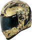 Icon Airform Guardian Gold Motorcycle Helmet Full Face DOT ECE 22.05 with Sun Visor