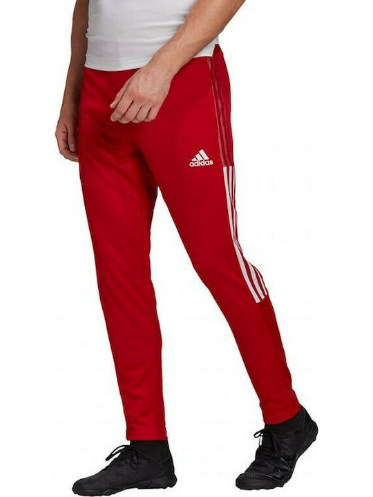 Adidas Tiro 21 Training Παντελόνι Φόρμας Κόκκινο