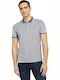 Tom Tailor Ανδρικό T-shirt Polo Γκρι