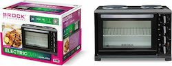 Brock TO 3002 B Electric Countertop Oven 30lt with 2 Burners