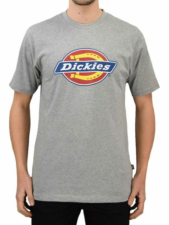 Dickies Horseshoe Icon Logo Men's Short Sleeve T-shirt Gray