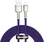 Baseus Braided USB to Lightning Cable Μωβ 2m (CALJK-B05)