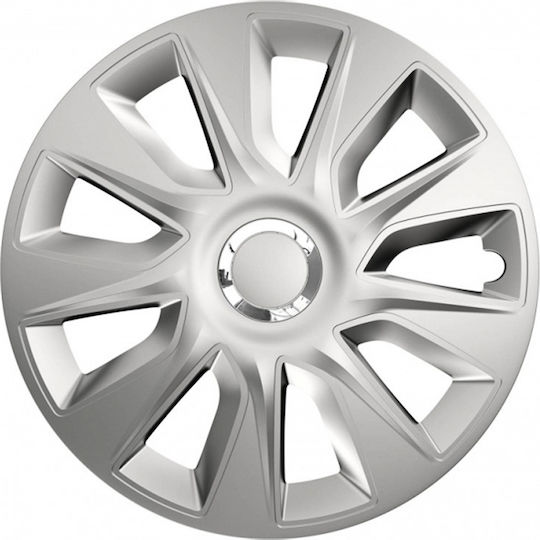 Versaco Σετ Τάσια Αυτοκινήτου Stratos RC 4τμχ 17" Ασημί