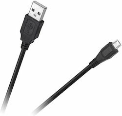 Cabletech KPO4009-0.2 Regular USB 2.0 σε micro USB 0.2m Μαύρο