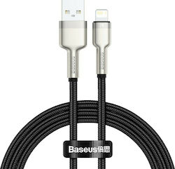 Baseus Braided USB to Lightning Cable Μαύρο 1m (CALJK-A01)