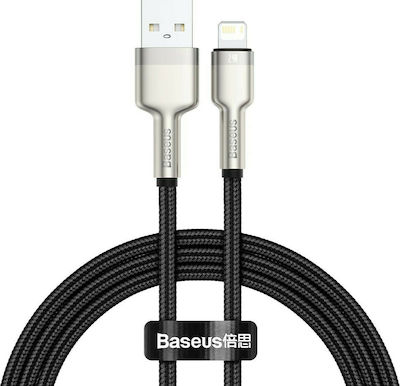 Baseus Cafule Series Braided USB-A to Lightning Cable Black 1m (CALJK-A01)