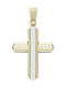 Triantos Men's Gold Cross 14K