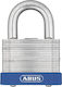 Abus Ατσάλινο Λουκέτο Πέταλο με Κλειδί 30mm Μπλε