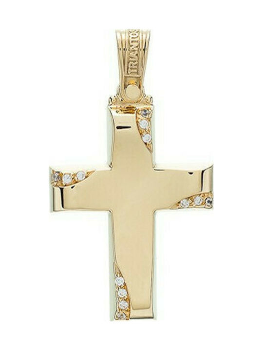 Triantos Damen Gold Kreuz 14K