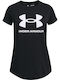 Kids' T-shirt Black Live Sportstyle