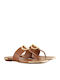 DKNY K4051669 Women's Flat Sandals In Tabac Brown Colour