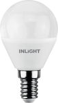 Inlight LED-Glühbirnen für Sockel E14 und Form G45 Naturweiß 700lm 1Stück