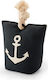 Fabric Door Stopper Anchor Black