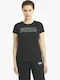 Puma Rebel Graphic Damen Sportlich T-shirt Schwarz