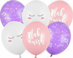 Set of 6 Balloons Latex Multicolour 30cm SB14P-204-000