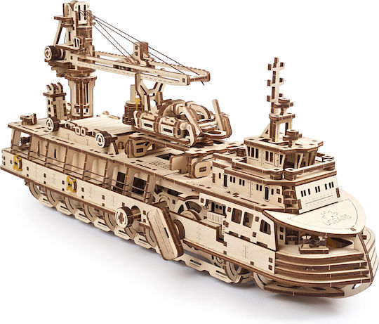 Ugears Παιχνίδι Κατασκευών Ξύλινo Ερευνητικό Σκάφος
