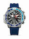 Citizen Promaster Ανδρικό Ρολόι 47mm Χρονογράφος Eco - Drive με Μπλε Καουτσούκ Λουράκι