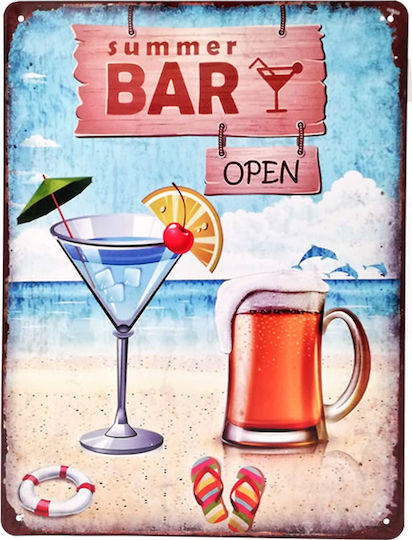 SP Souliotis Placă Summer Bar 25x33cm