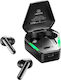 Usams JY01 In-ear Bluetooth Handsfree Ακουστικά με Αντοχή στον Ιδρώτα και Θήκη Φόρτισης Μαύρα
