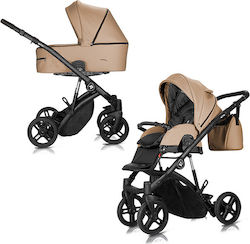 Milu Kids Atteso 2 in 1 Adjustable 2 in 1 Baby Stroller Suitable for Newborn Moka 03